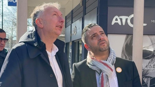 A Meyzieu, Bruno Bernard et Issam Benzeghiba veulent transformer le centre-ville en "v&eacute;ritable c&oelig;ur de vie"