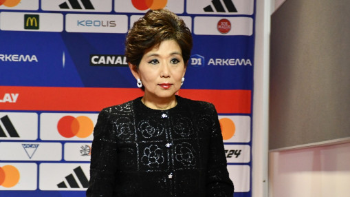 La pr&eacute;sidente de l'OL et d'OL Lyonnes, Michele Kang, r&eacute;compens&eacute;e par le CIO