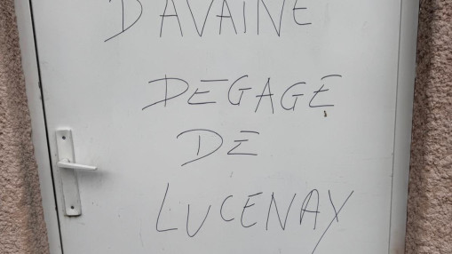 "D&eacute;gage de Lucenay" : apr&egrave;s le 1er tour des municipales, un tag mena&ccedil;ant vise un perdant, une plainte d&eacute;pos&eacute;e