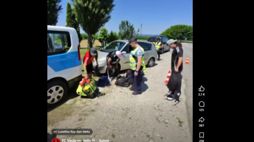 "Fouill&eacute;s comme de vulgaires d&eacute;linquants" : le FC Vaulx-en-Velin s&rsquo;indigne apr&egrave;s un contr&ocirc;le de gendarmerie avant un match