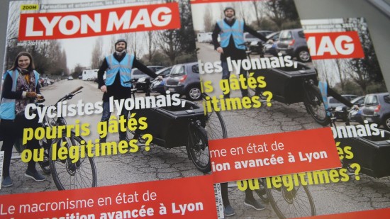 Pourris gâtés ou légitimes ? Les cyclistes lyonnais en Une de LyonMag ! Pourris gâtés ou légitimes ? Les cyclistes lyonnais en Une de LyonMag !