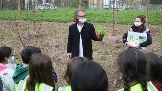 Lyon : les écoliers sensibilisés à la nature dans les vergers urbains