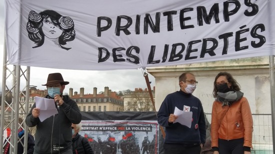 Loi "Sécurité globale" : seulement 400 manifestants place Bellecour ce samedi