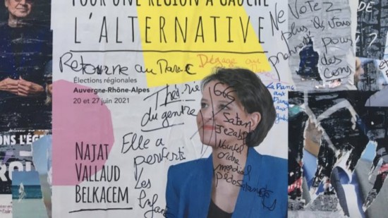 "Retourne au Maroc" : une plainte bientôt déposée après des tags xénophobes sur les affiches de Najat Vallaud-Belkacem