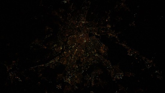 Lyon de nouveau photographiée depuis l’espace par Thomas Pesquet