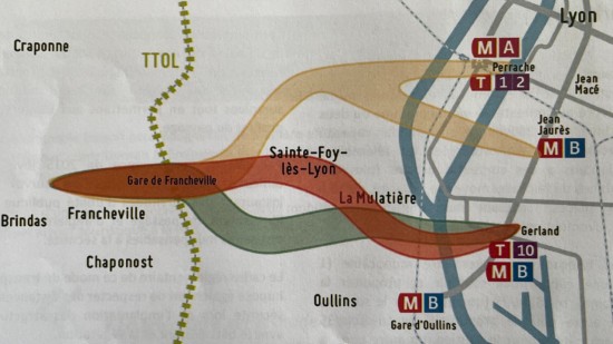 Téléphérique à l’Ouest de Lyon : trois itinéraires présentés par le SYTRAL, l’opposition pas convaincue