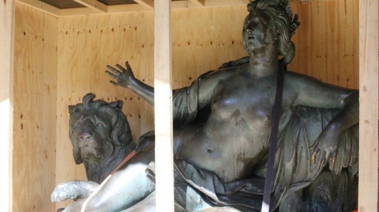 Lyon : la restauration des statues des frères Coustou accessible au public