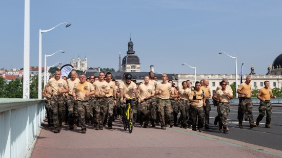 Lyon : 500 militaires ont couru ce samedi pour les blessés de l'armée de Terre