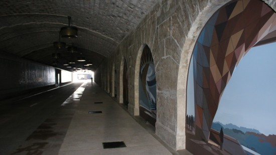 Lyon : la voûte Ouest de Perrache rouvre aux piétons et aux vélos ce lundi