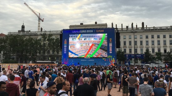 Lyon : une fan-zone et un écran géant pour la suite de l’Euro des Bleus !