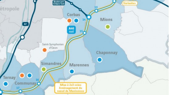 Elargissement de l'A46 Sud : la concertation publique démarre ce mardi