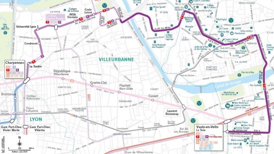De Vaulx-en-Velin à Villeurbanne : après le T10, le Sytral présente le tracé du futur tramway T9 De Vaulx-en-Velin à Villeurbanne : après le T10, le Sytral présente le tracé du futur tramway T9