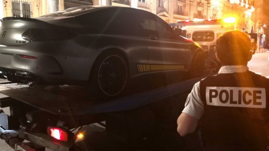 Lyon : un automobiliste interpellé lors d'une opération de contrôle anti-rodéo