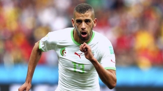 Auteur d'un quadruplé avec l'Algérie, Islam Slimani (OL) égale un record
