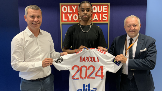 OL : premier contrat pro pour Bradley Barcola OL : premier contrat pro pour Bradley Barcola