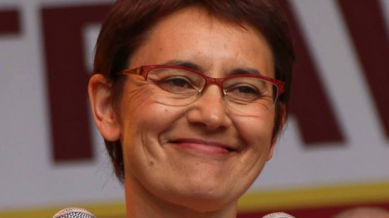 Présidentielle 2022 : Nathalie Arthaud (LO) en meeting à Vénissieux le 31 mars