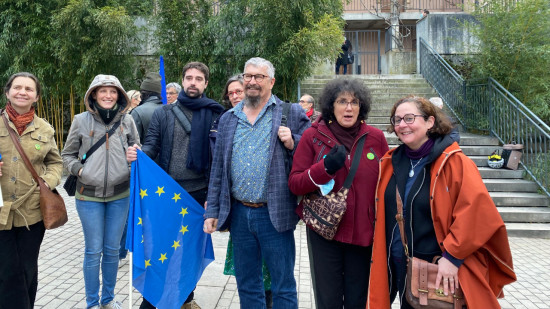 Crise Russie-Ukraine : "Important d'être unis" selon Bruno Bernard au rassemblement à Lyon