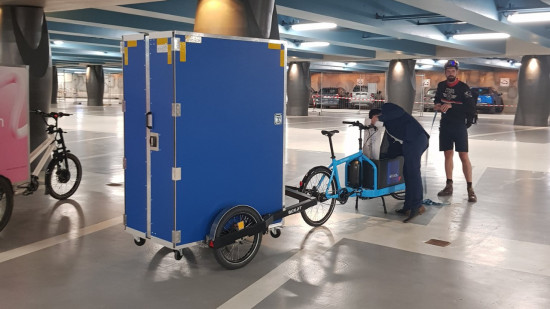 Lyon : un hub installé à la Confluence pour basculer le dernier kilomètre sur une livraison mode doux