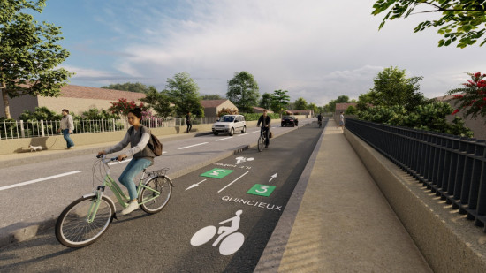 Quincieux-Lyon-Givors à vélo : début des travaux de la Voie Lyonnaise n°3