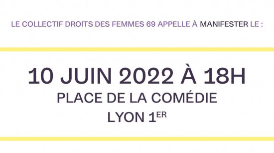 Une manifestation pour dénoncer les violences faites aux femmes ce vendredi à Lyon Une manifestation pour dénoncer les violences faites aux femmes ce vendredi à Lyon