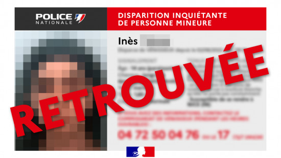 Près de Lyon : l'adolescente disparue depuis début juin retrouvée saine et sauve