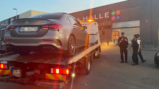 Gros coup de filet de la police lors du rassemblement sauvage de tuning près de Lyon