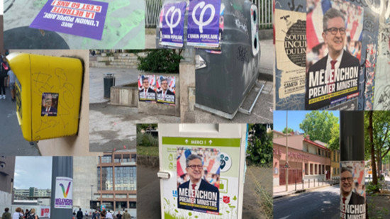 Lyon : Renaissance dénonce l’affichage sauvage de la NUPES