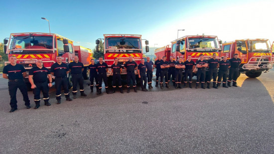 Méga-feu dans le Gard : des pompiers lyonnais envoyés en renfort sur place