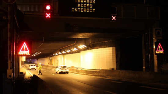 Lyon : le tunnel sous Fourvière en travaux, des fermetures cette semaine