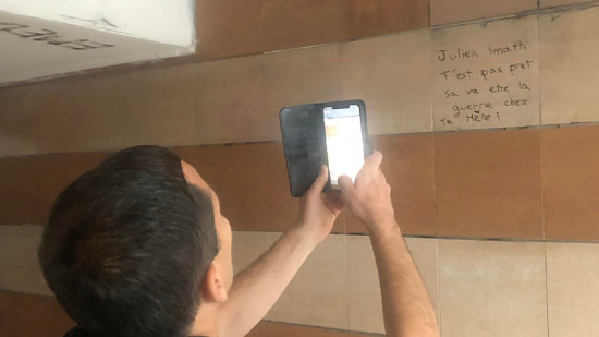 "T’es pas prêt, ça va être la guerre" : Julien Smati a déjà le droit à son tag menaçant à Rillieux-la-Pape