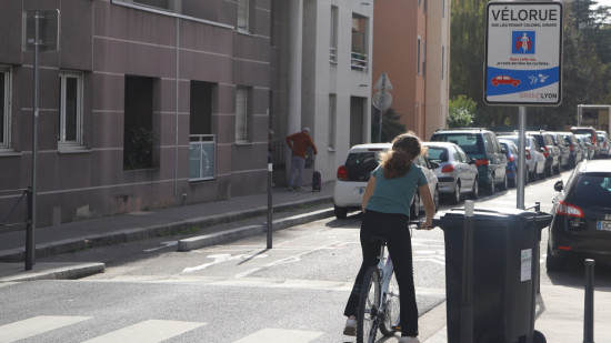Lyon : la première "Vélorue" a fait son apparition 