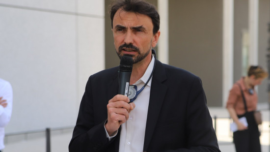 Le maire de Lyon Grégory Doucet en déplacement à Marseille tout le week-end