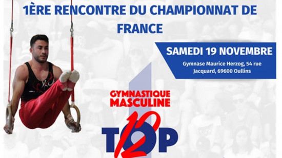 Première rencontre de TOP 12 pour le CASCOL Gym