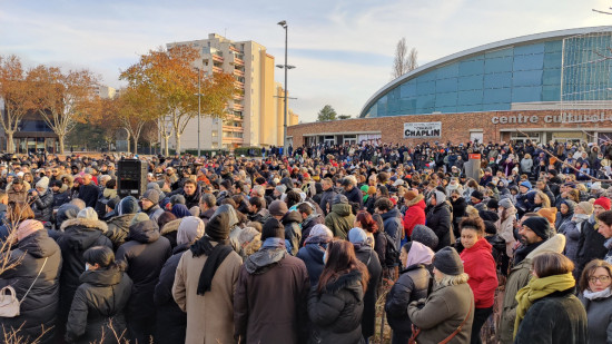 Incendie mortel de Vaulx-en-Velin : plus de 400 personnes venues rendre hommage aux victimes