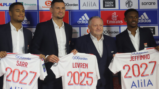 Amin Sarr, Jeffinho, Dejan Lovren : les recrues hivernales de l'OL présentées sur fond de tensions