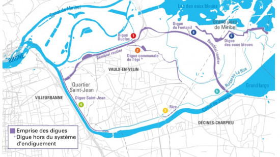 La Métropole de Lyon annonce la remise à niveau de ses digues La Métropole de Lyon annonce la remise à niveau de ses digues