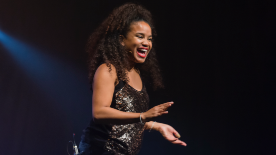 Elodie Arnould à la Bourse du Travail : "Le fait de revenir à Lyon, ça fait toujours quelque chose"