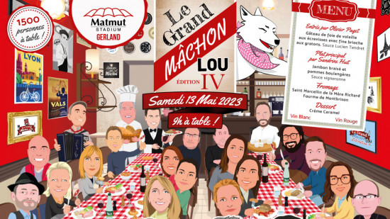 Lyon : 1500 personnes attendues en mai pour le plus grand mâchon du monde Lyon : 1500 personnes attendues en mai pour le plus grand mâchon du monde