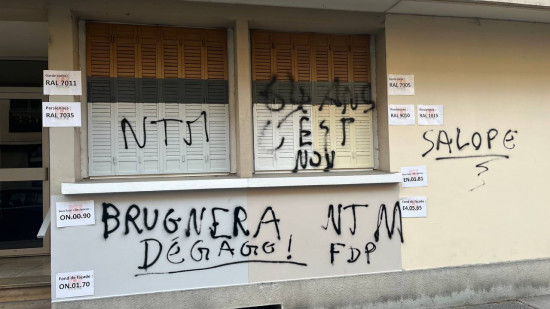 Lyon : la permanence de la députée Renaissance Anne Brugnera dégradée