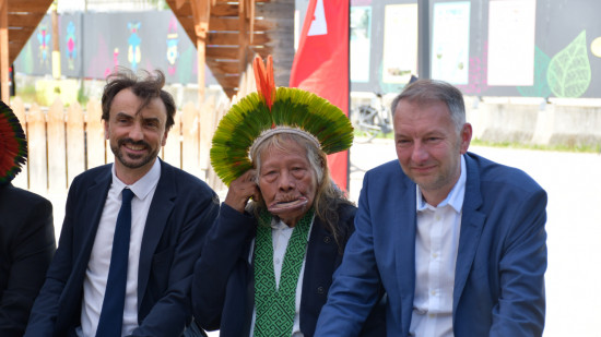 Le chef Raoni à Lyon pour sensibiliser sur la déforestation 