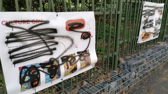 Lyon : dégradée une nouvelle fois, l'exposition "L'histoire des luttes LGBTI" a été enlevée Lyon : dégradée une nouvelle fois, l'exposition "L'histoire des luttes LGBTI" a été enlevée