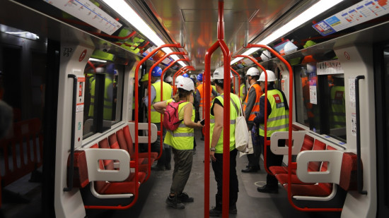 TCL : premier essai du prolongement du métro B jusqu’à Saint-Genis-Laval