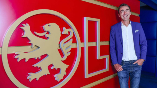 Nouveau président exécutif de l'OL, Santiago Cucci était à Décines pour la reprise