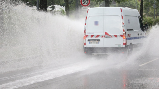 Grêle, déluge et orage ont balayé Lyon