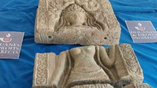 Les douanes de Lyon découvrent des vestiges khmers puis les remettent au Cambodge