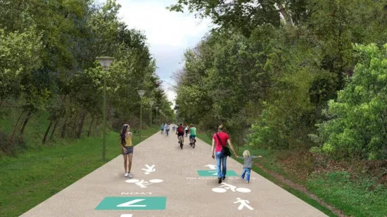 Voie Lyonnaise n&deg;7 : la M&eacute;tropole de Lyon repousse son projet de b&eacute;tonnisation de la Voie Verte de Caluire &agrave; 2030