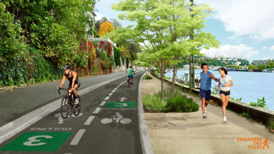 Tramway-express de l'Ouest lyonnais : que deviendra la réhabilitation du quai Jean-Jacques Rousseau s'inquiètent des élus de la Mulatière