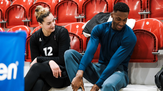 Après l’incendie du Sportica, un basketteur de Gravelines-Dunkerque vient s’entraîner dans le club de sa femme à Lyon
