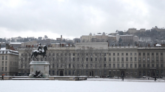 Lyon et le département mis en vigilance jaune neige-verglas par Météo France