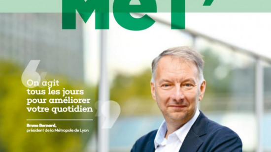 Bruno Bernard récidive : le président de la Métropole de Lyon à nouveau en Une du Met'